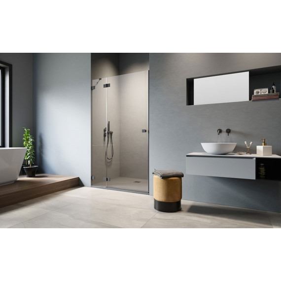 Душевая дверь Radaway Essenza Pro Black DWJ 100 см 10099100-54-01L, черный/прозрачное - фото 2