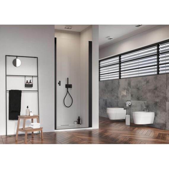 Душевая дверь Radaway Nes Black DWJ I 70 см 10026070-54-01R, черный/прозрачное - фото 4