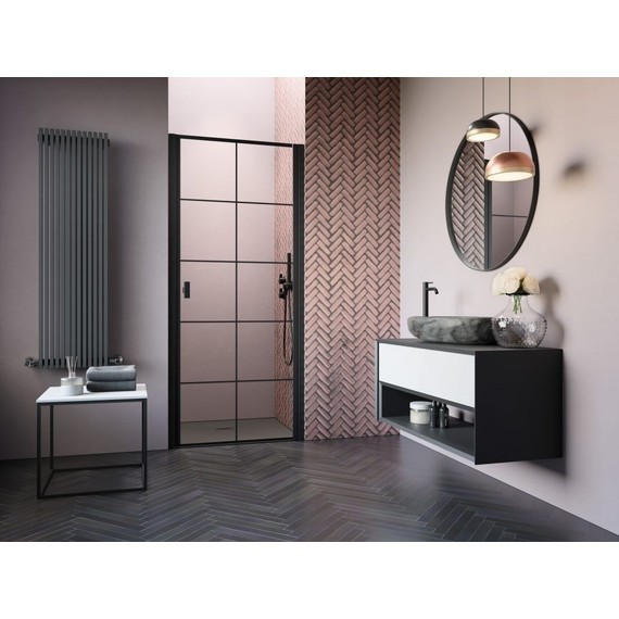 Душевая дверь Radaway Nes Black DWJ I Factory 100 см 10026100-54-55R, черный/прозрачное - фото 2