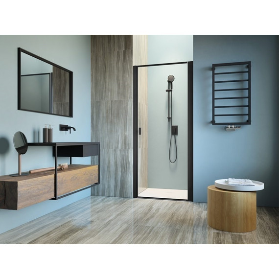 Душевая дверь Radaway Nes Black DWJ I Frame 90 см 10026090-54-56R, черный/прозрачное - фото 2