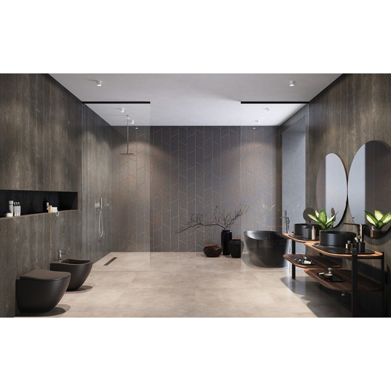 Душевая перегородка Radaway Modo X Black II 55х200 см 389255-54-01 (стекло 10 мм), черный/прозрачное - фото 3