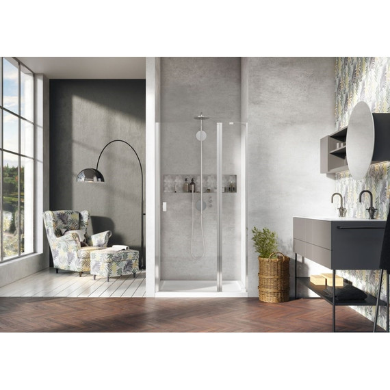 Душевая дверь Radaway Nes DWJ II 80 см 10036080-01-01R, хром/прозрачное - фото 3