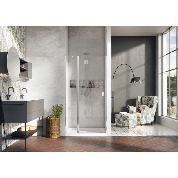 Душевая дверь Radaway Nes DWJ II 90 см 10036090-01-01L, хром/прозрачное - фото 3
