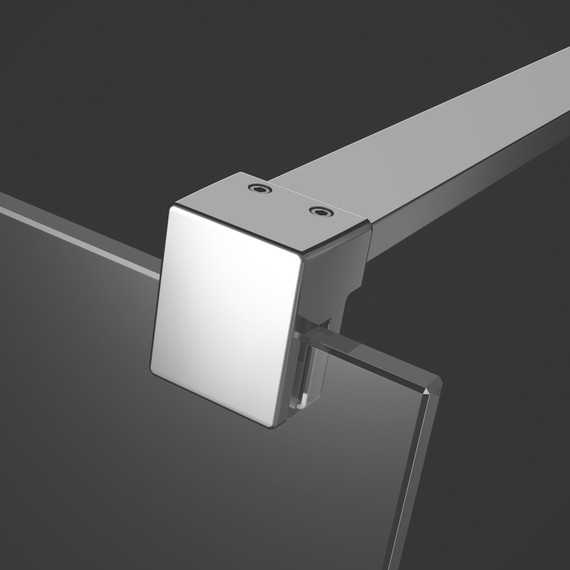 Душевая перегородка Radaway Euphoria Walk-in I 130х200 см (стекло 8 мм), хром/прозрачное - фото 2