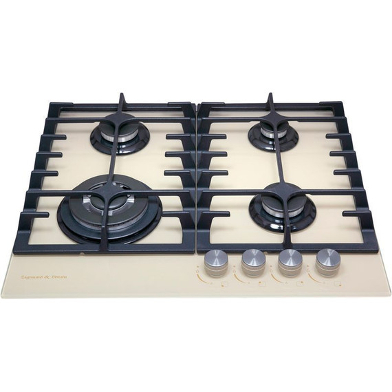 Газовая варочная поверхность Zigmund & Shtain MN 197.61 I (бежевое стекло) - фото 2