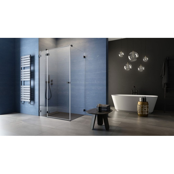 Душевое ограждение Radaway Essenza Pro Black KDJ 120х80 см L, черный/прозрачное - фото 2