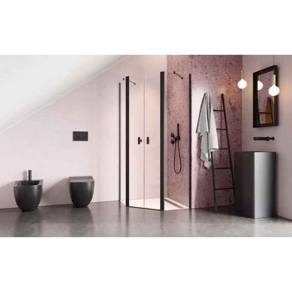 Душевое ограждение Radaway Nes Black PTD 90х90 см, черный/прозрачное - фото 2
