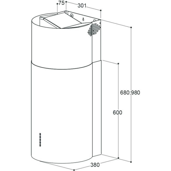 Вытяжка Zigmund & Shtain K 333.41 W - фото 3