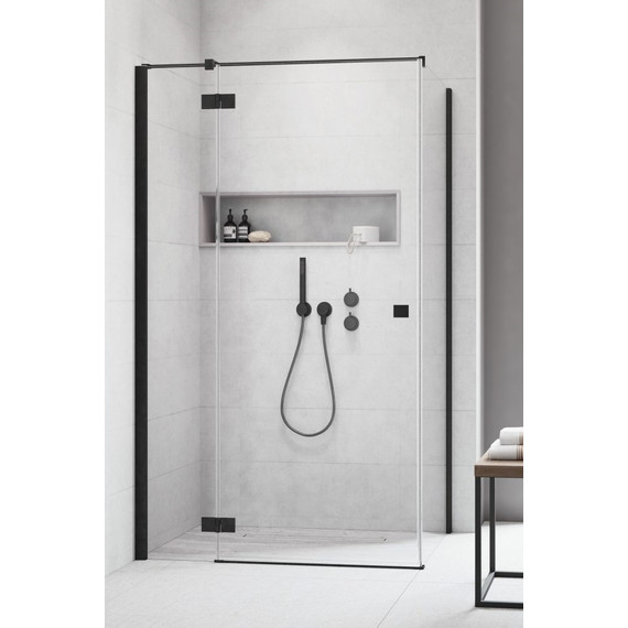 Душевое ограждение Radaway Essenza New Black KDJ 120х80 см L, черный/прозрачное - фото 