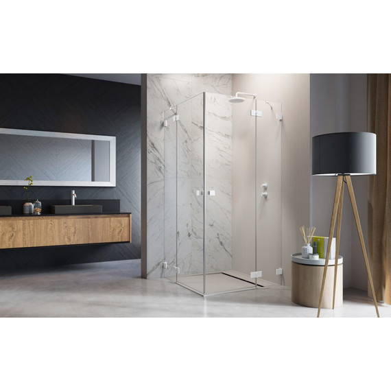 Душевое ограждение Radaway Essenza Pro White KDD 90х90 см, белый/прозрачное - фото 2