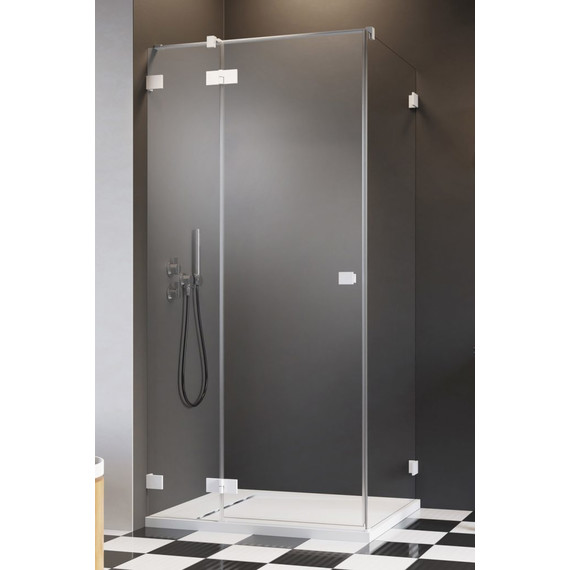 Душевое ограждение Radaway Essenza Pro White KDJ 90х90 см L, белый/прозрачное - фото 