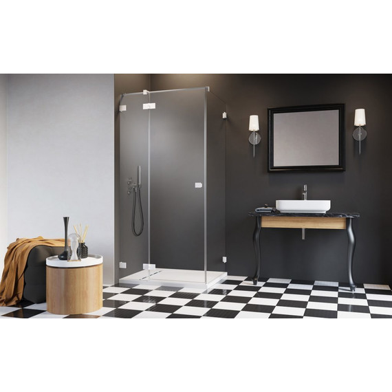 Душевое ограждение Radaway Essenza Pro White KDJ 100х100 см L, белый/прозрачное - фото 2