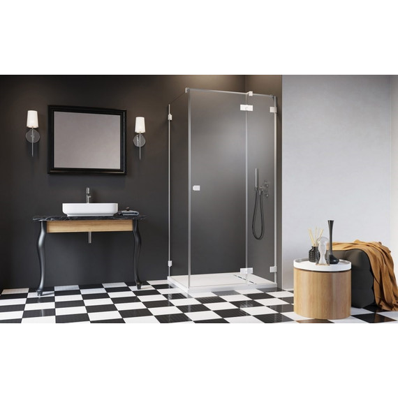 Душевое ограждение Radaway Essenza Pro White KDJ 80х80 см R, белый/прозрачное - фото 3