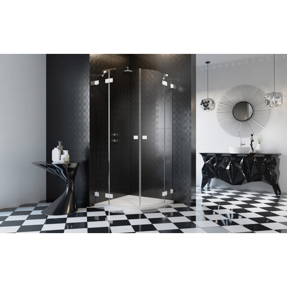 Душевое ограждение Radaway Essenza Pro White PDD 80х80 см, белый/прозрачное - фото 2