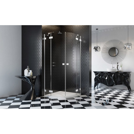 Душевое ограждение Radaway Essenza Pro White PDD 100х100 см, белый/прозрачное - фото 3