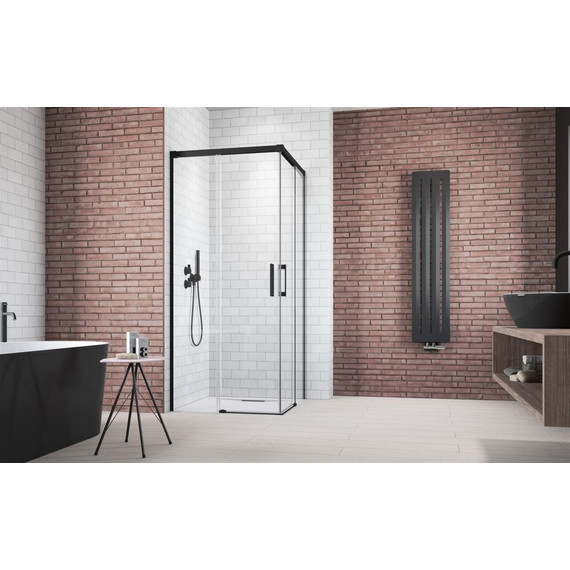 Душевое ограждение Radaway Idea Black KDD 100х80 см, черный/прозрачное - фото 2