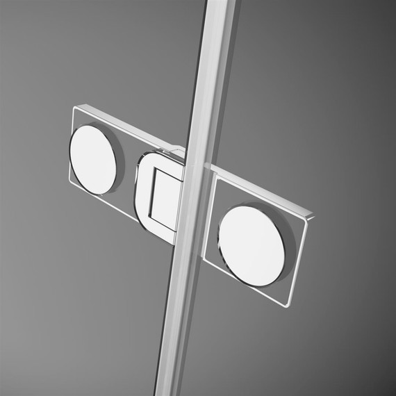 Душевое ограждение Radaway Arta DWD+2S 120х80 см (стекло 8 мм), хром/прозрачное - фото 3