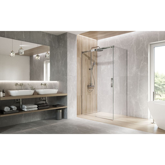 Душевое ограждение Radaway Espera Pro KDJ 100х75 см L (стекло 8 мм), хром/прозрачное - фото 2