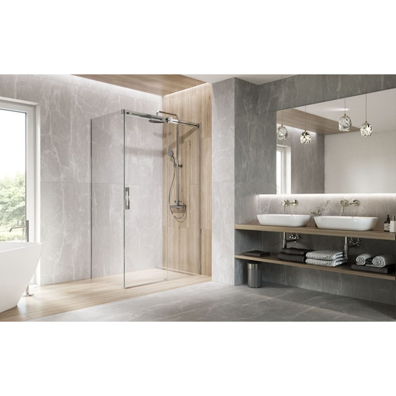 Душевое ограждение Radaway Espera Pro KDJ 100х80 см R (стекло 8 мм), хром/прозрачное - фото 2