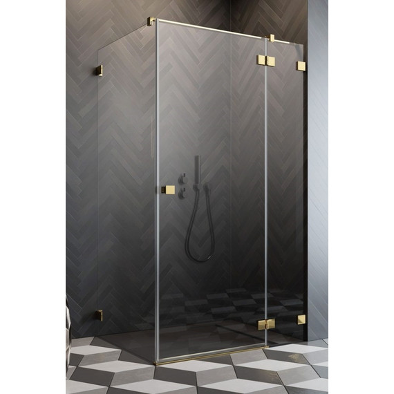 Душевое ограждение Radaway Essenza Pro Gold KDJ 120х80 см R, золото/прозрачное - фото 