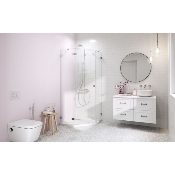 Душевое ограждение Radaway Essenza Pro PTJ 100х80 см L, хром/прозрачное - фото 2