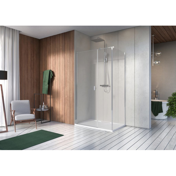 Душевое ограждение Radaway Nes KDS I + S3 100х80 см L, хром/прозрачное - фото 2