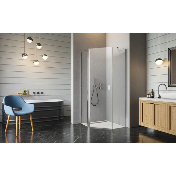 Душевое ограждение Radaway Nes PTJ 100х80 см L, хром/прозрачное - фото 3