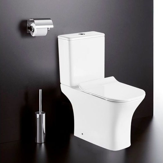 Унитаз-компакт безободковый Mirsant Smart с крышкой микролифт - фото, картинка 5 Унитаз-компакт безободковый Mirsant Smart с крышкой микролифт - фото 5