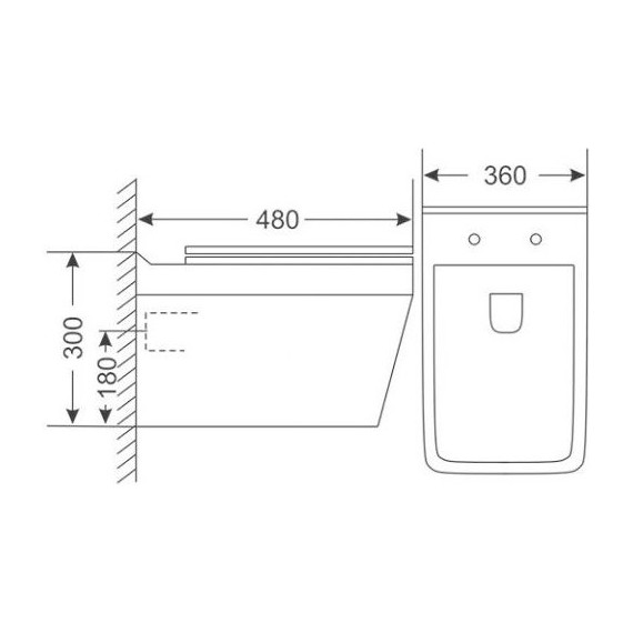 Унитаз подвесной безободковый Sole Still с крышкой микролифт - фото 3