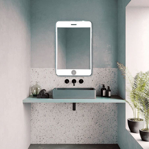 Зеркало Azario Адам Led 55 см - фото 2