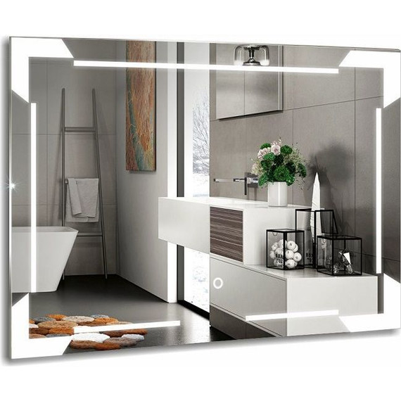 Зеркало Azario Крокус Led 80 см - фото 2