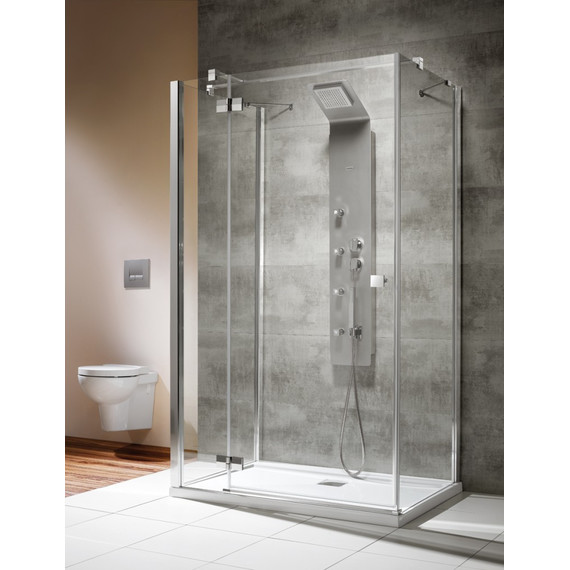 Душевое ограждение Radaway Almatea KDJ+S 120х80 см L, хром/прозрачное - фото 