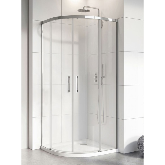 Душевое ограждение Radaway Idea PDD 100х100 см, хром/прозрачное - фото 