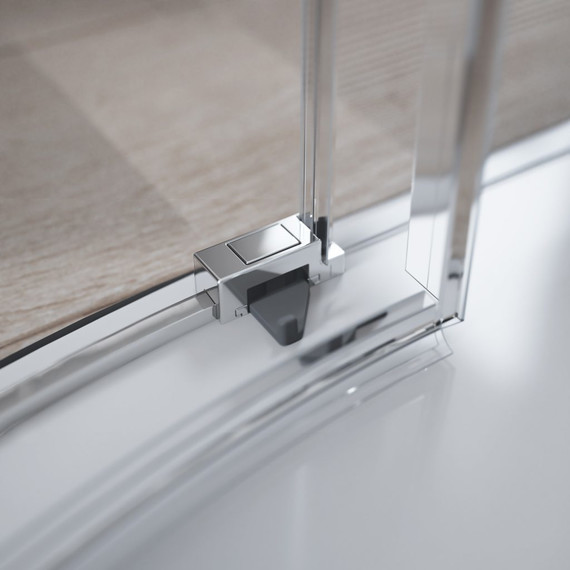 Душевое ограждение Radaway Idea PDD 90х100 см, хром/прозрачное - фото 4