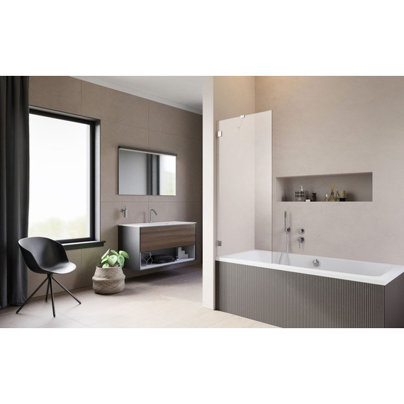 Шторка для ванны Radaway Essenza Pro PNJ II 70 см 10101070-01-01, хром/прозрачное - фото 2