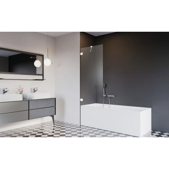 Шторка для ванны Radaway Essenza Pro White PNJ II 50 см 10101050-04-01, белый/прозрачное - фото 2