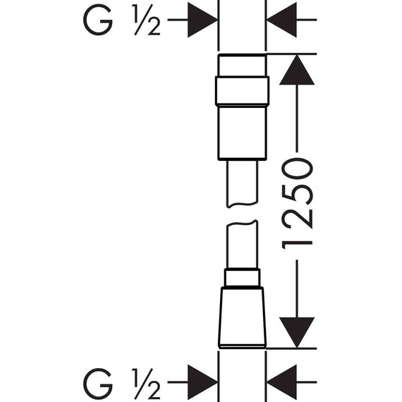 Душевой шланг Hansgrohe Isiflex 28249000 - фото 2