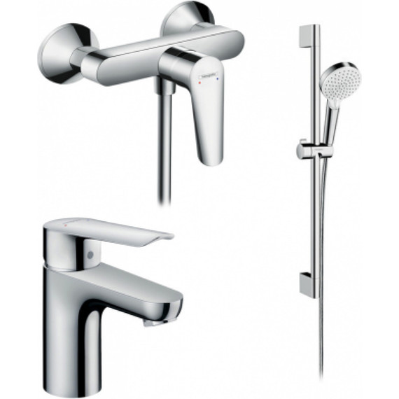Набор смесителей 3 в 1 для душа Hansgrohe Logis E 70 (b) - фото 