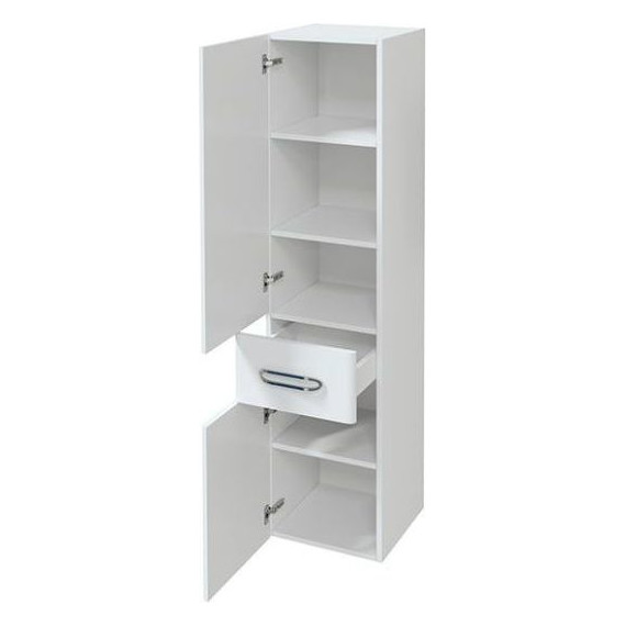 Пенал подвесной Mirsant Fuji 35 см L, белый - фото 3