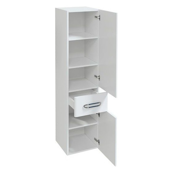 Пенал подвесной Mirsant Fuji 35 см R, белый - фото 2