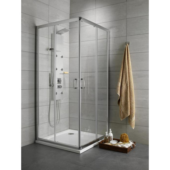 Душевое ограждение Radaway Premium Plus C 90х90х190 см 30453-01-02N, хром/матовое - фото 