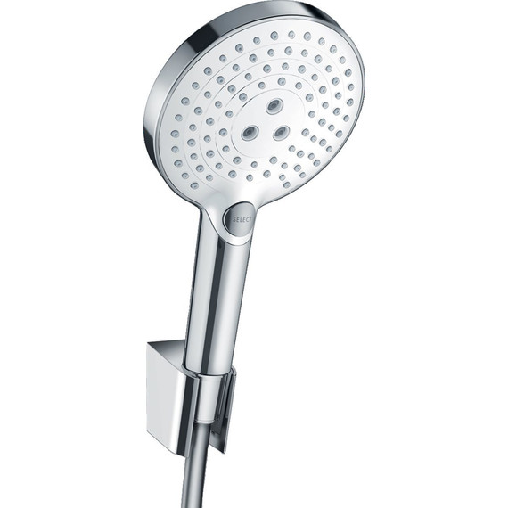 Душевой гарнитур Hansgrohe Raindance Select S 120 3jet 26721400, белый/хром - фото 