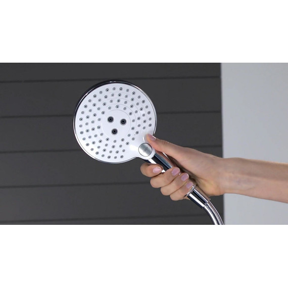Душевой гарнитур Hansgrohe Raindance Select S 120 3jet 26721400, белый/хром - фото 2