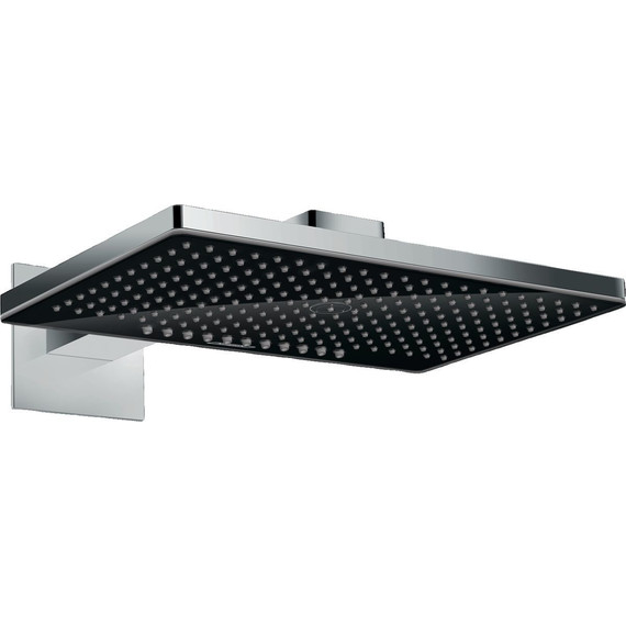 Верхний душ Hansgrohe Rainmaker Select 460 2jet 24005600, латунь/стекло, черный/хром - фото 