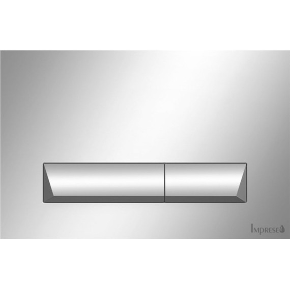 Инсталляция узкая для подвесного унитаза Imprese 30 см i8130 (кнопка хром) - фото 2