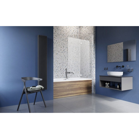 Шторка для ванны Radaway Essenza Pro PND II 100 см 10102100-01-01R, хром/прозрачное - фото, картинка 3 Шторка для ванны Radaway Essenza Pro PND II 100 см 10102100-01-01R, хром/прозрачное - фото 3