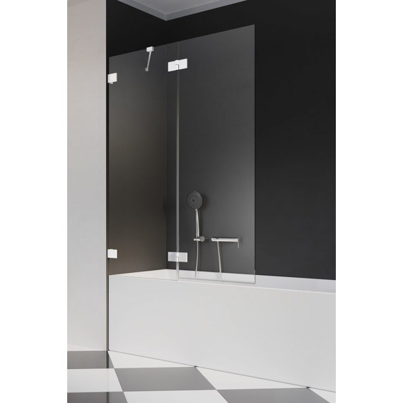 Шторка для ванны Radaway Essenza Pro White PND II 100 см 10102100-04-01L, белый/прозрачное - фото 