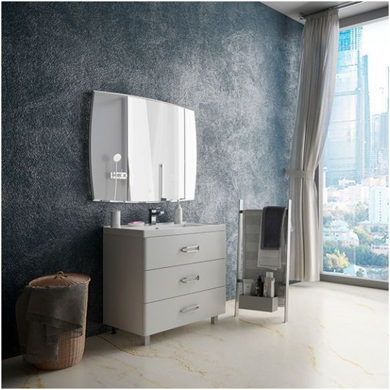 Тумба подвесная с раковиной Mirsant Fuji 60 см с доводчиком, белый - фото, картинка 4 Тумба подвесная с раковиной Mirsant Fuji 60 см с доводчиком, белый - фото 4