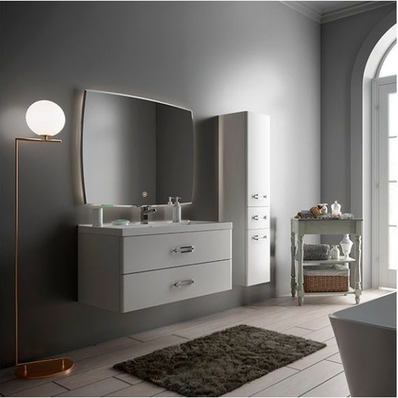 Тумба подвесная с раковиной Mirsant Fuji 80 см с доводчиком, белый - фото, картинка 5 Тумба подвесная с раковиной Mirsant Fuji 80 см с доводчиком, белый - фото 5