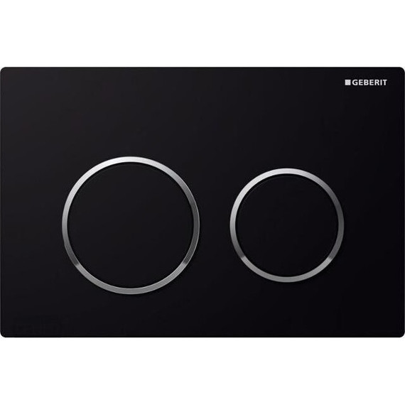 Кнопка смыва Geberit Omega 20 115.085.KM.1, черный/хром - фото 